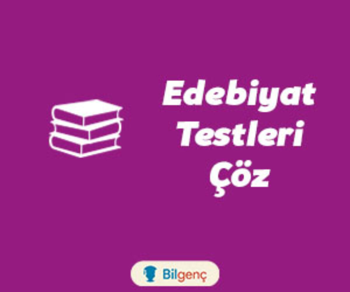 halk edebiyati test online test coz bilgenc