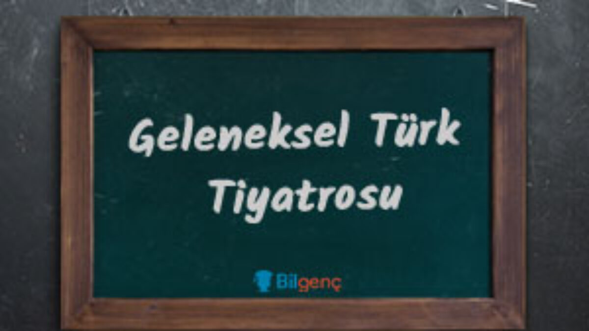 Geleneksel Turk Tiyatrosu Turleri Ve Ozellikleri Bilgenc