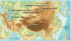 Orta Asya Kültür Merkezleri Haritası